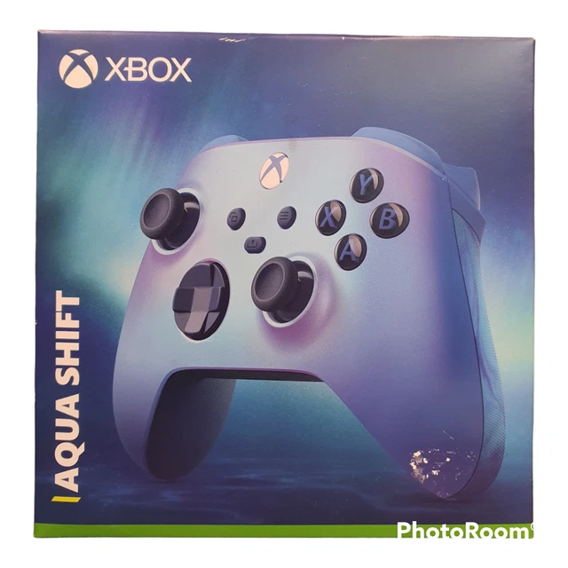 Manette De Jeu Sans Fil Xbox One / Serie X / S Aqua Shift Edition Limitee Tbe