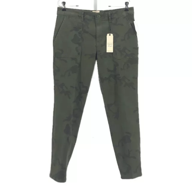 Green Sanctuary Olive Camo Palmer Cigarette Chino Pants sz 31