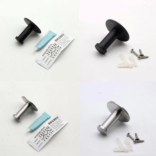 Stainless Steel Coat Hook Bathroom Bedroom Kitchen Hook Clothes Hat Towel Hanger