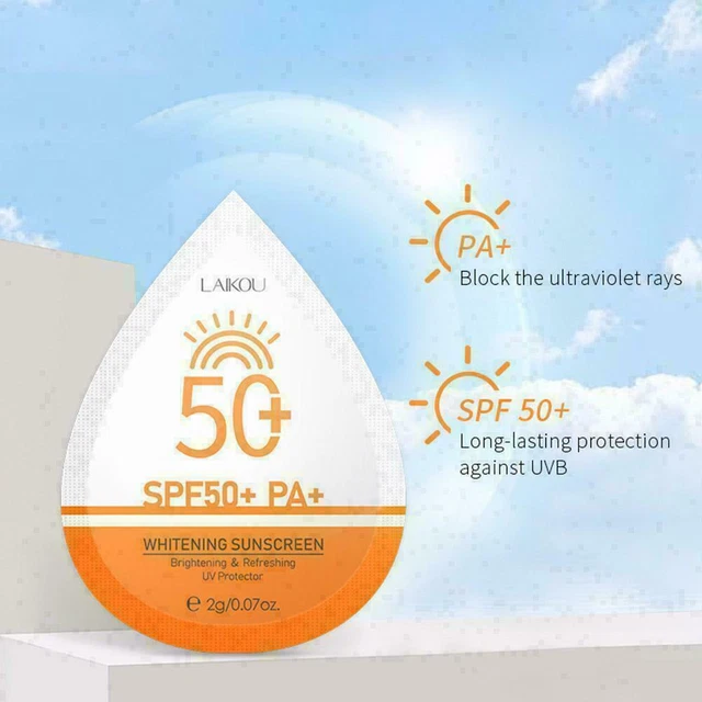 Protezione solare UV crema solare sbiancamento viso corpo protezione solare 50 + protezione solare 2 g M7L9 W8N7