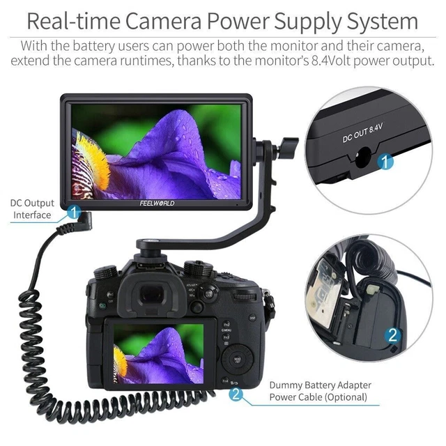 S55 4K HDMI 720 DSLR Camera Field Monitor