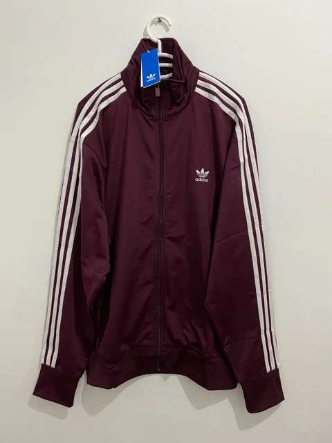 ADIDAS ORIGINALS ADICOLOR Firebird Track Top Jacket Maroon White Size ...