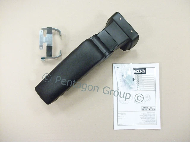 Bracciolo In Pelle Nera Per Mazda CX-3 2015-2018 - Doppio Strato Con Vanetto Portaoggetti - Foto 7