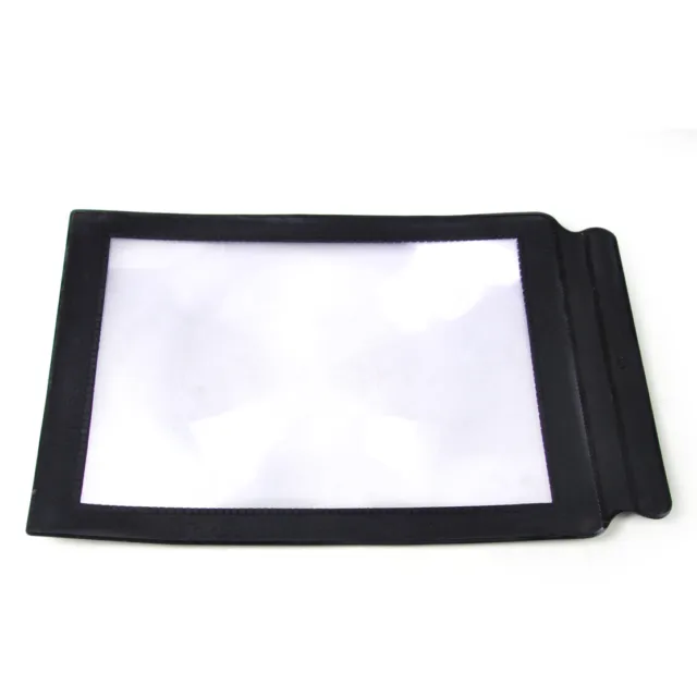 New 3X Big A4 Full Page Magnifier Sheet Magnifying Glass Reading Aid Lens.