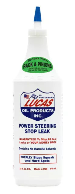 Lucas Oil Power Steering Stop Leak Fix Rack/Box Fluid Seal 946Ml