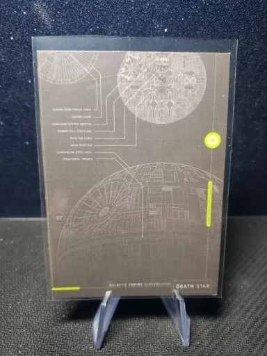 2016 Topps Star Wars Blueprint Death Star Rogue One #597