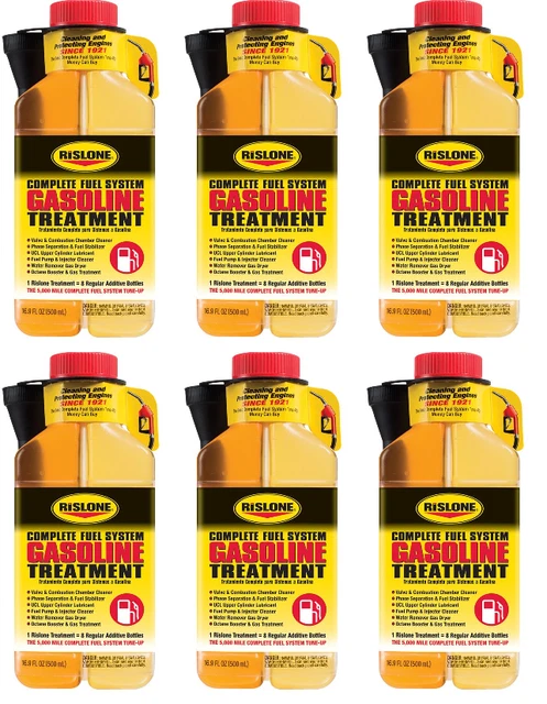 6x Bars Leaks Fuel Additive 4700 Rislone For Gasoline Fuel System Treatment