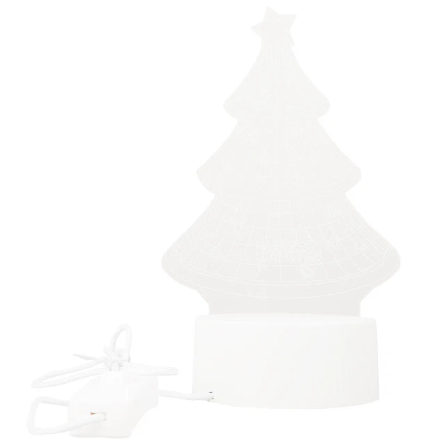 1 pieza delicada luz de Navidad adorable lámpara de mesa LED luz de interior escritorio decoración