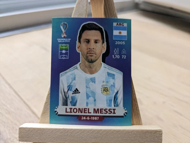 PANINI ORANGE STICKER World Cup Qatar 2022 Messi Argentina # Arg 19 Toploader EUR 12,99 - FR PANINI ORANGE STICKER World Cup Qatar 2022 Messi Argentina # Arg 19 Toploader EUR 12,99 - FR