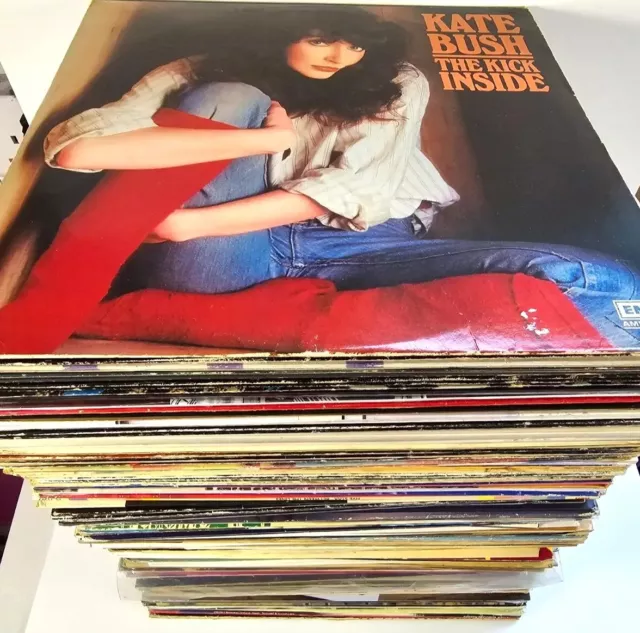 Job Lot Records 100 x mixed genre LP Album vinyl record all pictured rock pop