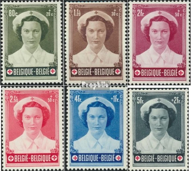 Belgique 961-966 (complète edition) oblitéré 1953 mariage