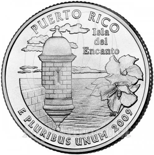 2009 P&D Puerto Rico US Territories coins Quarters US mint rolls State Quarters