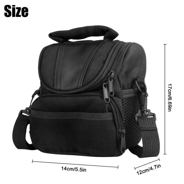 Camera Protective Bag Shoulder Pouch Zipper Case for Nikon Canon Sony DSLR 2