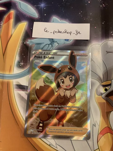 Carte Pokémon Dresseur - Poké Enfant - 070/072 - Full art - Destinées  radieuses - ultra rare - EB 4.5 - FR