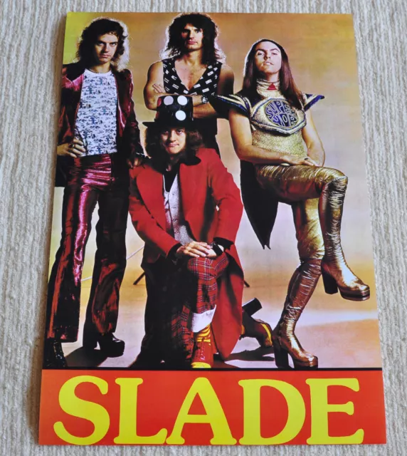 Slade poster Sladest 1974 photo session FANTASTIC poster very RaRe!