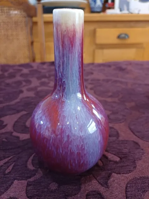 Chinese flambe vase