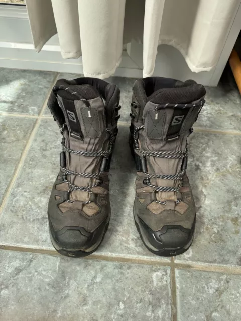 TREKKING BOOTS - SALOMON QUEST 4 GTX MENS WALKING BOOTS SIZE 10.5 good condition