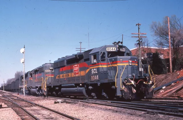 Duplicate Train Slide Seaboard SD-40 #8044 04/1982 Raleigh N. Carolina