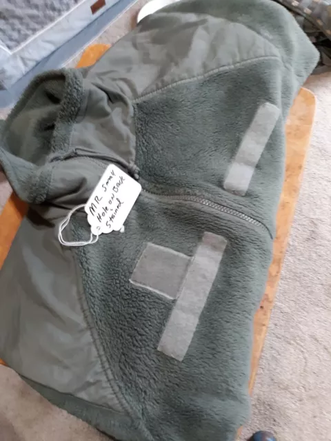 USGI Fleece Cold Weather Jacket POLARTEC, Gen III MR small defect