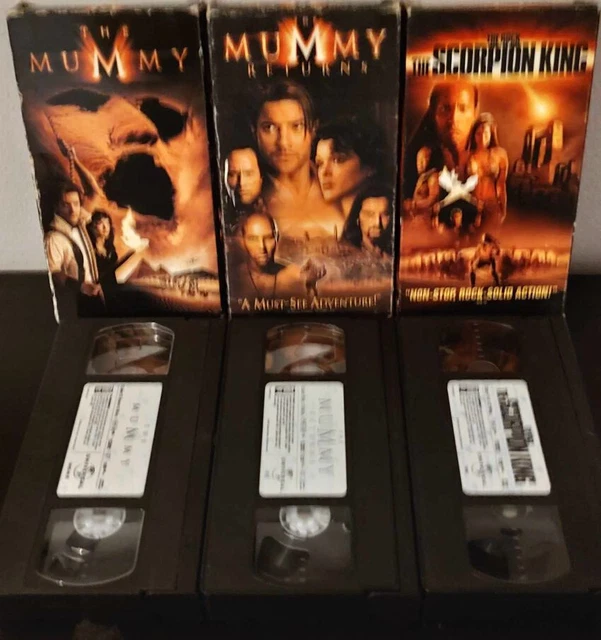 TRILOGY THE MUMMY Mummy Returns Scorpion King VINTAGE Brendan Fraser ...