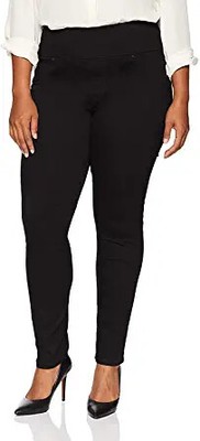 Lee Women's Plus Size Sculpting Slim Fit Skinny Leg Pull on Jean Black 20