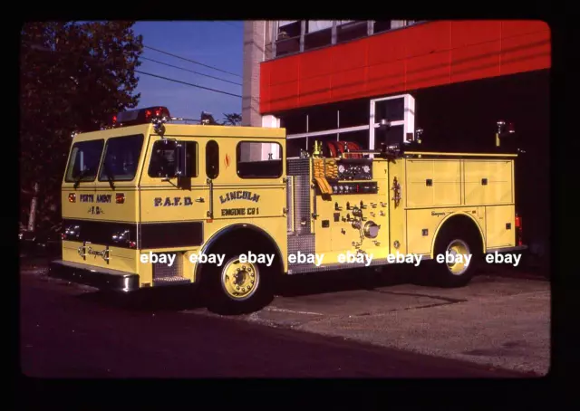 Perth Amboy NJ E1 1983 Seagrave Invader pumper Fire Apparatus Slide