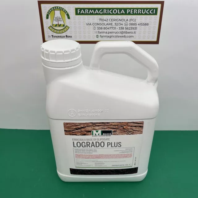 LOGRADO PLUS erbicida similare Roundup  Power Glifosate 31,2% tanica da 5lt