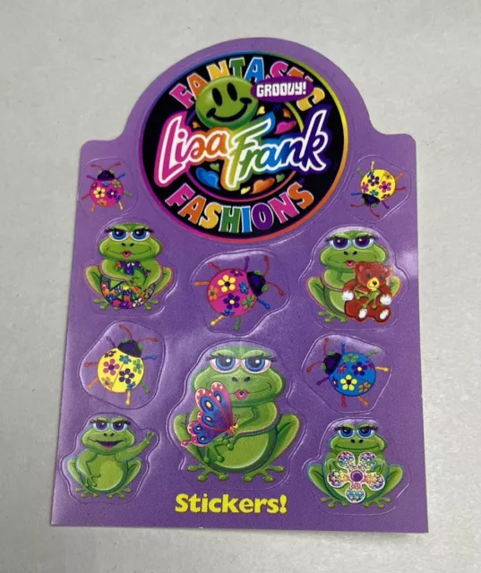 Vintage Lisa Frank Stickers Bubble Gum Machine Frogs