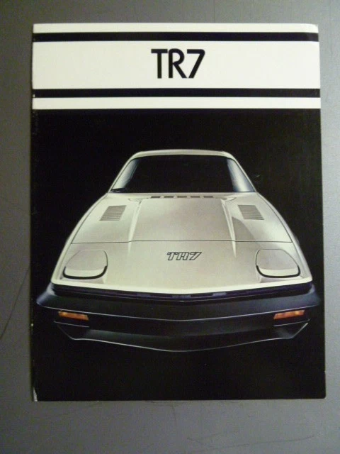1977 Triumph TR7 Showroom Advertising Sales Brochure RARE!! Awesome L@@K