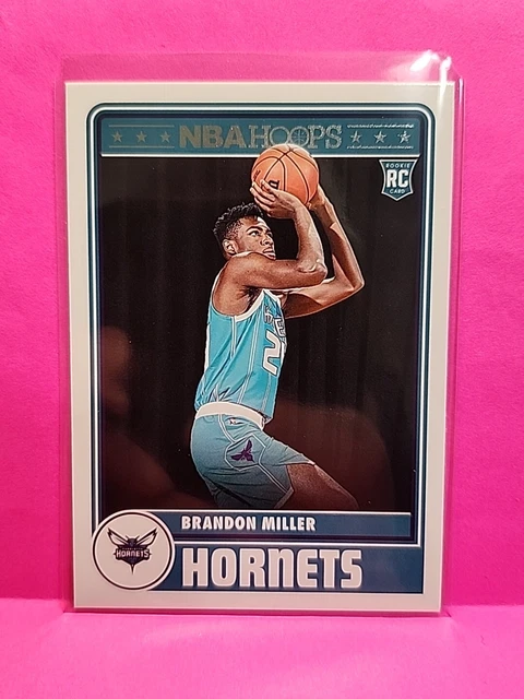 BRANDON MILLER 2023-24 Panini NBA Hoops RC Tribute #284 Charlotte ...