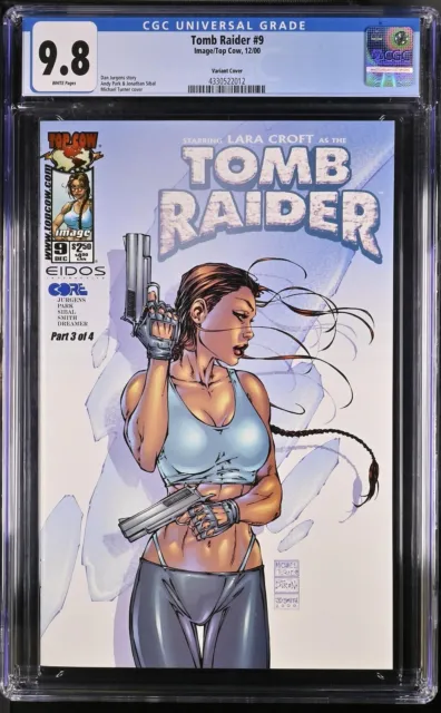 Tomb Raider 9 CGC 9.8 2000 4330522012 Lara Croft Michael Turner Variant Scarce