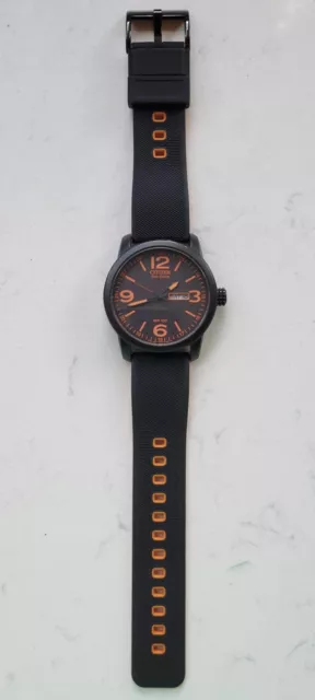 Citizen Eco Drive Watch - Black Dial - Orange Markers - BM8475-26E - 42mm