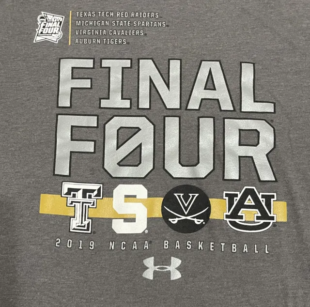 Under Armour HeatGear T-Shirt Tee M 2019 NCAA Mens Final Four Basketball *