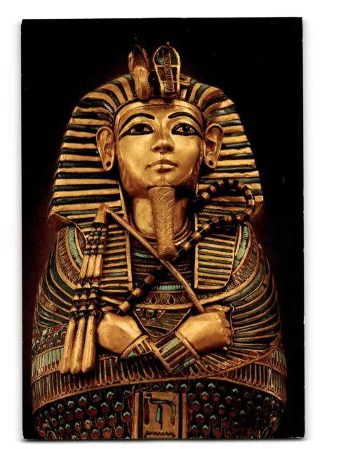 Canopic Coffin (detail) Egyptian, Dynasty XVIII, reign of Tutankhamun Postcard