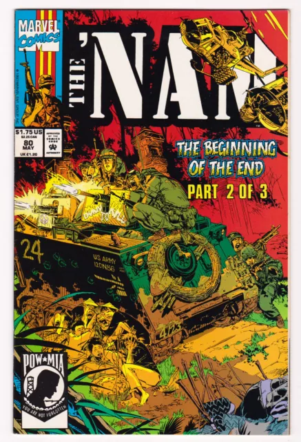 The 'Nam #80 (Marvel 1986) Low Print Run NM- Buy 2 Get 1 Free!!!