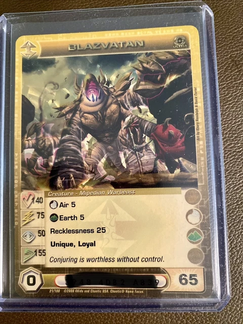 Chaotic creature card Mipedian ULTRA RARE Blazvatan
