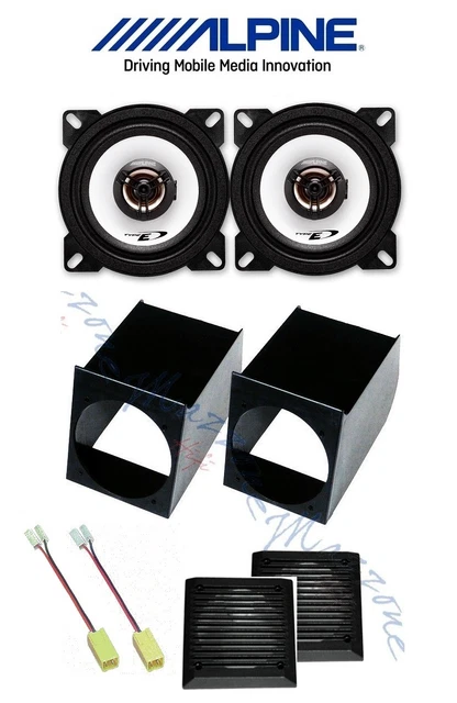 Kit Casse Alpine Per Mercedes Classe A/B 2005-2012 - 6 Pezzi Con Supporti, SXE-1750S E SXE-1025S - Foto 2