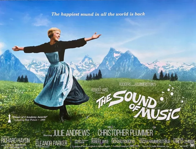 New The Sound Of Music Movie Poster Premium Wall Art Print Size A5-A1