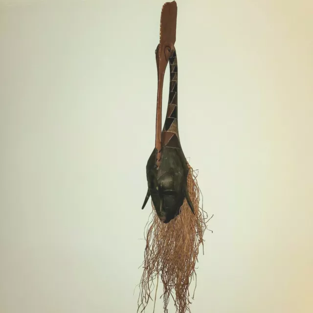 Large Rare Old Fine Baule Mask - Côte d'Ivoire / Ivory Coast