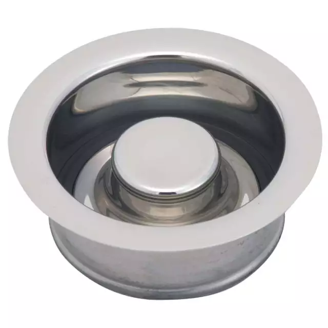 DO IT POLISHED Chrome Brass Disposer Flange and Stopper 438440 Pack of ...