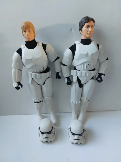 Bambole travestimento Luke Skywalker e Han Solo Stormtrooper - Hasbro 1997