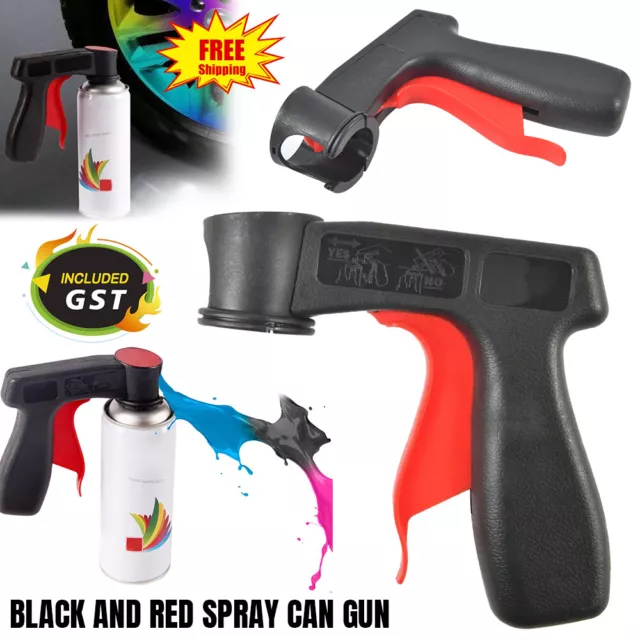 Spray Can Gun Pistol Grip Aerosol Paint Bottle Trigger Handle Universal Plastic