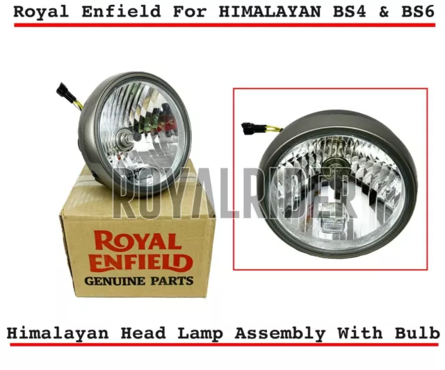 Conjunto de lámpara frontal Royal Enfield Himalayan con bombilla