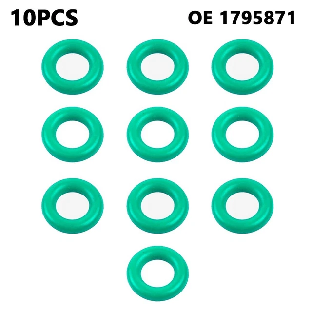 New Practical Fuel Injector Accessory Leak Off Pipe O Ring Replaces 10pcs