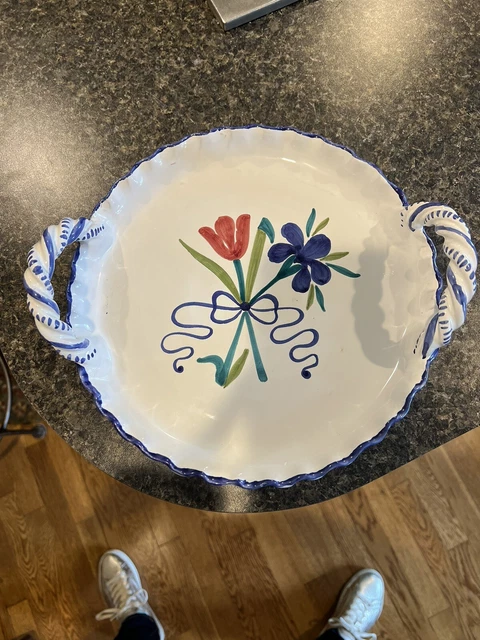 Shafford Hand Painted Strata Group Chantonnay Serving Platter - Italy