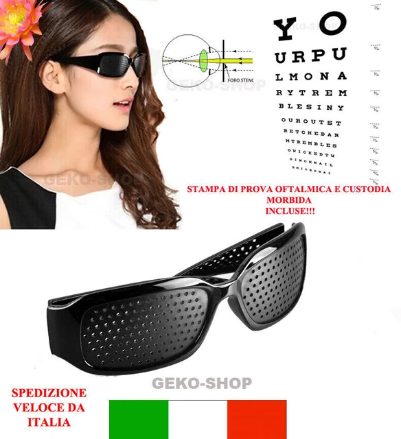 Occhiali Per Miopia Già Pronti Occhiali Rieducativi Fori