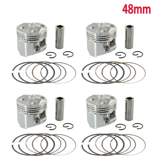 Piston pour Yamaha FZ250 FZR250 1HX ( 48mm ) ( 4 Pièces )