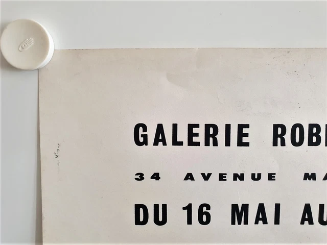 Jean-Jacques MORVAN - Invitation EXPO GALERIE DU FLEUVE BORDEAUX 1977 - État Rare