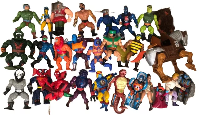 He-Man Masters Of The Universe 27 Vintage Action Figures 1981-1985 By Mattel