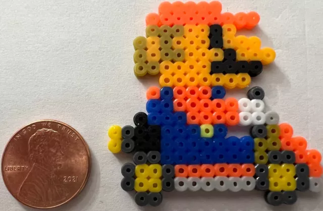 Mario Kart Super Mario Maker Mini Bead Sprite Perler Artkal Pixel Art Retro